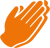 pray icon orange